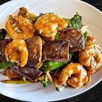 Best Jumbo Shrimp & Steak Kew w. Sa-cha Sauce in Richmond, VA